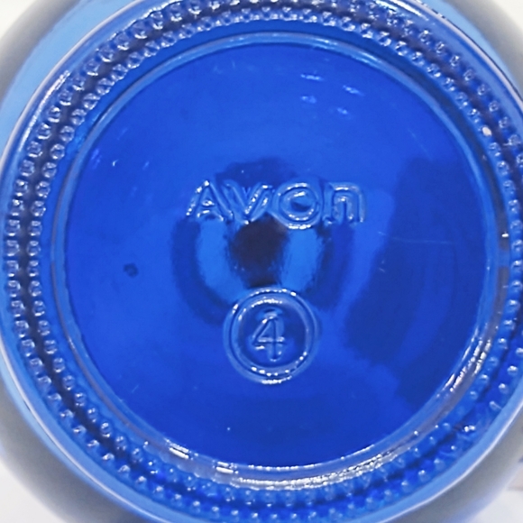 Vintage Cobalt Blue Glass Lamp Perfume Bottle - Picture 3 of 4